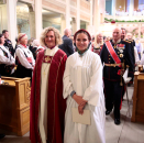 The Princess leaves the Palace Chapel after the ceremony. Photo: Lise Åserud / NTB scanpix