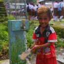 In the village of Poetete, the lives of several hundred families changed for the better when they gained easier access to safe drinking water. Photo: UNDP