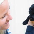 Pictures of the Crown Prince and Crown Princess' family with the nine puppies, July 2013 (Photo: Veronica Melå / Utenfor Allfarvei AS / The Royal Court)