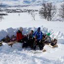The Crown Prince Family at Beitostølen (Photo: Lise Åserud, NTB Scanpix)