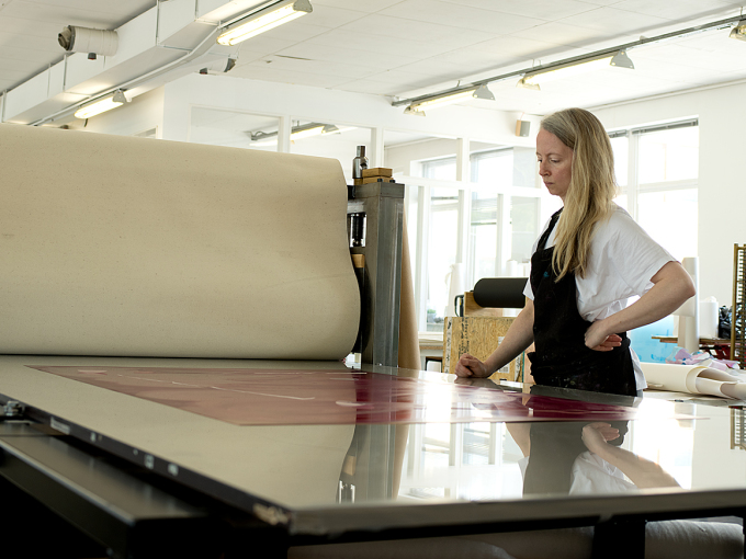 Ciara Phillips at work. Photo: Courtesy of Ciara Phillips