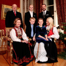 19 December the Royal Family gathered for a Christmas photo shoot at the Royal Palace (Photo: Håkon Mosvold Larsen, NTB scanpix)