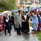 The Crown Prince and Crown Princess arrive in Kongeparken in Gjesdal (Photo: Bjørn Sigurdsøn, Scanpix)