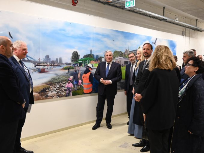 Visiting the Norwegian University of Science and Technology. Photo: The Royal Court