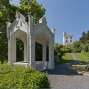 Fra parken omkring Oscarshall: Røykepaviljongen. Handoutbilde fra Det kongelige hoff. Bildet er kun til redaksjonell bruk - ikke for salg. Foto: Jan Haug, Det kongelige hoff