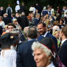 Kronprinsen blant gjestene. Foto: Sven Gj. Gjeruldsen, Det kongelige hoff