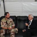 Crown Prince Haakon and Foreign Minister of Afghanistan, Mr Dadfar Spanta. Hand out picture from The Royal Court. For editorial use only - not for sale. Picture size: 5616 x 3744 px, 4,88 Mb (Photo: Norwegian Armed Forces) 
