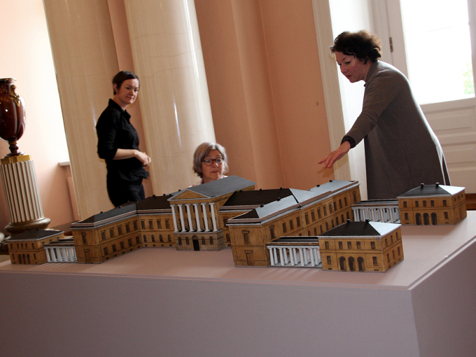 The original design of the Palace building presented to King Carl Johan. Photo: Liv Osmundsen, The Royal Court 