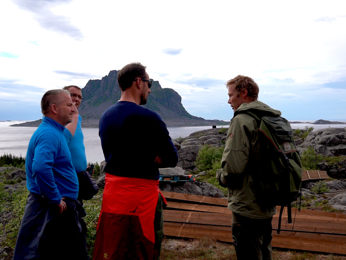 The new via ferrata and Vegatrappa provide a stunning view of parts of the World Heritage area. Photo: Simen Løvberg Sund, The Royal Court