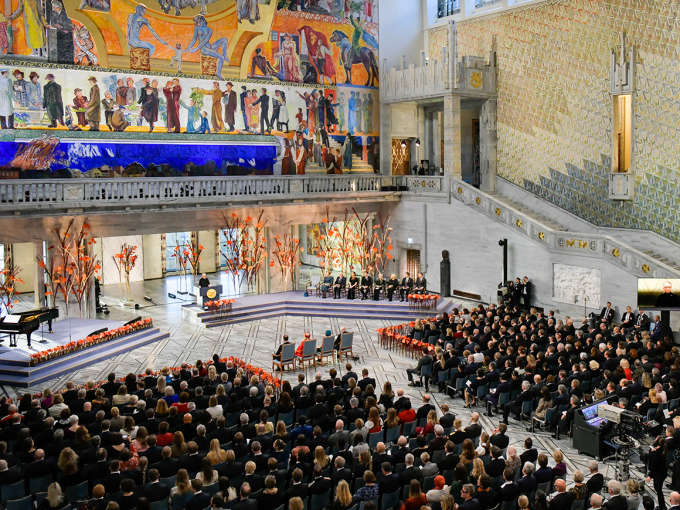 Nobel Peace Prize award ceremony, 2022. Photo: Rodrigo Freitas / NTB