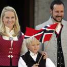The Crown Prince and Crown Princess with Marius (Photo: Erlend Aas, Scanpix)