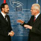 22 January: The Crown Prince opens Norway House in Brussels and meets with representatives of the European Union (Photo: European Parliament)