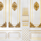 The White Parlour. Handout picture from the Royal Court. For editorial use only, not for sale. Please credit photographer Øivind Möller Bakken, the Royal Court