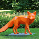Geometrical Fox, designed by Sofie Sollid Gjertsen, Setermoen Primary School, 2016. Photo: Liv Osmundsen, the Royal Court