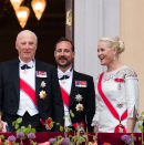 The Royal Familiy on the Palace balcony. Photo: Jon Olav Nesvold / NTB scanpix