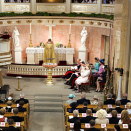 Princess Ingrid Alexandra was baptized by Bishop Gunnar Stålsett in the Palace Chapel (Photo: Tor Richardsen, Scanpix)