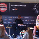 3 October: The Crown Princess discusses women's health during the 14th Fortune Most Powerful Women Summit in Laguna Niguel, California (Photo: The Royal Court)