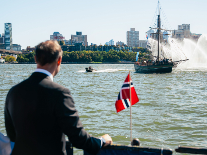 Restauration arriving in New York. Photo: Ola Vatn, The Royal Court