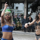 Samba in the city square. Photo: Lise Åserud, NTB scanpix