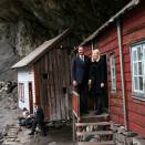 Crown Prince Haakon and Crown Princess Mette-Marit during their visit to Helleren (Photo: Bjørn Sigurdsøn, Scanpix)