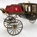 In honour of Their Majesties 75th birthdays, the Government gave the King and Queen a series of exhibitions showing pieces from the Royal Collections. Here are some items: The coach used at the Coronation of King Haakon and Queen Maud in 1906. To be exhibited in Oslo. Published 12.01.2012. Handout picture from the Royal Court. For editorial use only, not for sale. Photo: Jan Haug / The Royal Court. Size: 2362 x 1813 px and 827 Kb.