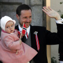 Crown Prince Haakon with Princess Ingrid Alexandra on his arm  (Photo: Jarl Fr. Erichsen / Scanpix).