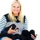 Pictures of the Crown Prince and Crown Princess' family with the nine puppies, July 2013 (Photo: Veronica Melå / Utenfor Allfarvei AS / The Royal Court)