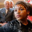 The King and Queen visited the National Centre for Indigenous Excellence. Photo: Lise Åserud, NTB scanpix