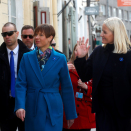 On a walk in Tallinn’s historical Old Town. Photo: REUTERS /Ints Kalnins, NTB Scanpix