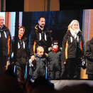 The opening ceremony was also broadcasted on large screens on the UniversitySquare (Photo: Sven Gjeruldsen, The Royal Court)