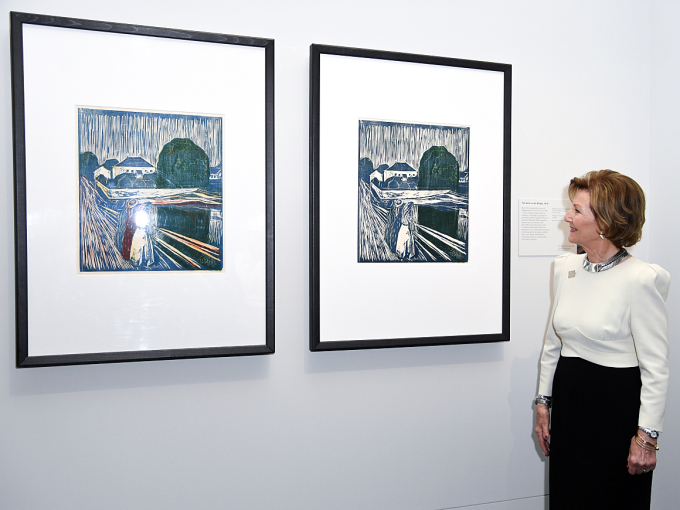 This is the largest exhibition of Munch’s graphic works in the UK in 45 years. Photo: Doug Peters/EMPICS Entertainment / NTB scanpix