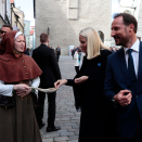 On a walk in Tallinn’s historical Old Town. Photo: Lise Åserud, NTB scanpix