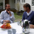This summer, TV2's Thomas Numme and Harald Rønneberg met The Crown Prince and Crown Princess at Dvergsøya outside Kristiansand. The result, is a program to be televised on the occasion of the Crown Prince and Crown Princess 10th wedding anniversary 25 August 2011.  Handout picture from The Royal Court. Published 17.08.2011. For editorial use only, not for sale. Photo: The Royal Court. Image size: 3776 x 2520 px, 4,03 Mb. 