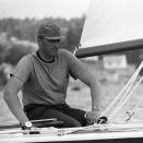 Kronprins Harald seiler ved Hankø. Erik Thorberg, NTB scanpix