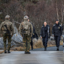 Prinsesse Ingrid Alexandra besøker Sjøforsvaret 20. oktober 2022 med utgangspunkt i Sjøforsvarets hoved- og logistikkbase i Nord-Norge. Bildet er kun til redaksjonell bruk - ikke for salg, og kan benyttes fritt mot kreditering. Foto: Magnus Horne / Forsvaret.