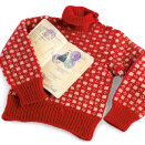 The sweater and passport used by Prins Harald during the escape from the German invasion in 19040. Published 12.01.2012. Handout picture from the Royal Court. For editorial use only, not for sale. Photo: Jan Haug / The Royal Court. Size 2362 x 1925 px and 1,13 Mb.