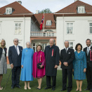 17. mai: Kongeparet og Kronprinsparet er til stede - sammen med både det danske regentparet og det svenske kongeparet - ved hovedmarkeringen av Grunnlovsjubileet på Eidsvoll. Foto: Berit Roald / NTB scanpix