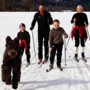 Milly Kakao with the Prince and Princess  (Photo: Lise Åserud / Scanpix)