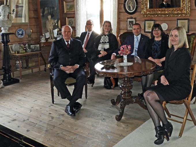 The guests were treated to a short concert at Troldhaugen. Photo: Sven Gj. Gjeruldsen, the Royal Court.