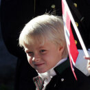 Marius marched with Jansløkka School in the Children's Parade (Foto: Jarl Fr. Erichsen / Scanpix)