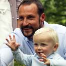 The Prince and Crown Prince at Skaugum, September 2007 (Photo: Lise Åserud, Scanpix)