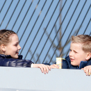 The Royal Family in Holmenkollen ski arena. Photo: Terje Bendiksby, NTB scanpix