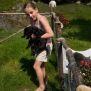 Pictures of the Crown Prince and Crown Princess' family with the nine puppies, July 2013 (Photo: Veronica Melå / Utenfor Allfarvei AS / The Royal Court)