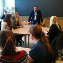 12 April: Crown Prince Haakon attends Dignity Day at Vest-Lofoten Upper Secondary School in Leknes (Photo: Liv Anette Luane, the Royal Court)