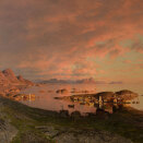 "Summer night in Lofoten" by Adelsteen Norman was a gift to King Oscar II and Queen Sophie for their silwer wedding anniversary. Published 12.01.2012. Handout picture from the Royal Court. For editorial use only, not for sale. Photo: Jan Haug / The Royal Court. Size: 2362 x 1557 px and 765 Kb.