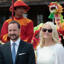 The Crown Prince and Crown Princess at Hue Citadel. Photo: Lise Åserud, NTB scanpix  