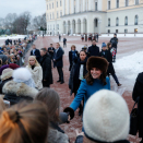 Heading for Princess Ingrid Alexandra's Sculpture Park. Photo: Cornelius Poppe / NTB scanpix