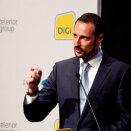 Crown Prince Haakon speaking at the Deep Green Challenge for Change (Photo: Gorm Kallestad / Scanpix)