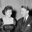 November 1960 the engagement between Princess Astrid and Mr Johan Martin Ferner was announced. Photo: Jan Stage, NTB scanpix.