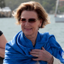 Queen Sonja arriving at the Royal Sydney Yacht Squadron and a reception with Norwegians living in Sydney. Photo: Lise Åserud / NTB scanpix